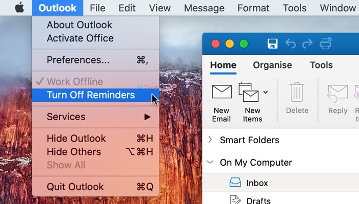 turn off sound for messages on mac